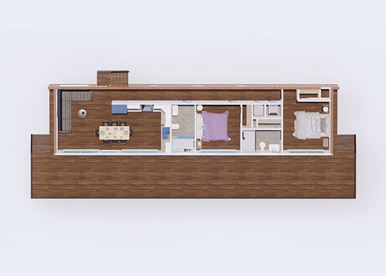 Factory Prices Container House Panelized System Modular Villa Prefab Steel Home Kits