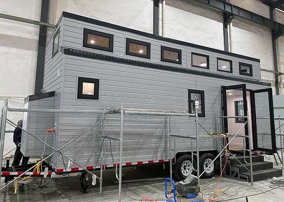 AS/NZS Certified Light Steel Prefab Tiny Home On Wheels | Mobile House With Side Box