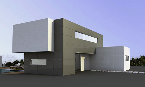 AS/NZS Light Gauge Steel Luxury Prefabricated Modular Houses For Sale In Uruguay