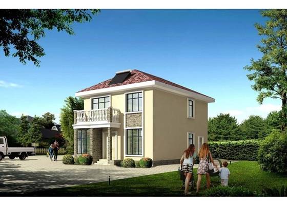Luxury Prefab Steel Structure Villa Modular Homes With Light Gauge Steel Framing