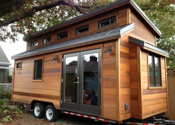High-Quality USA Standard Prefab Trailer Houses | Movable Roots Tiny Homes On Wheels