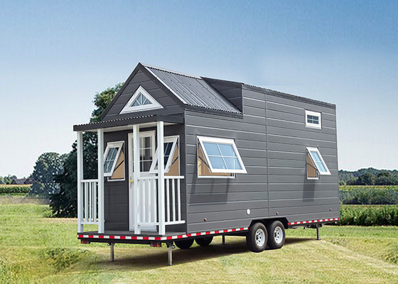 Prefabricated Steel Frame Mini House With Laminate Flooring 110/220V/240v Electrical