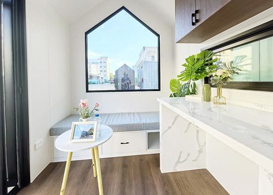 AS/US Light Steel Frame Tiny House On Wheels For Sale DEEPBLUE SMARTHOUSE