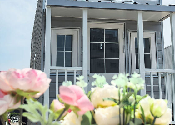 Prefab Tiny House On Wheels With AS/US Light Steel Frame Modular Home