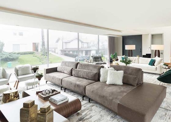 US Standard Prefab House Light Steel Structure Luxury Villa  Prefabricated Residential Home