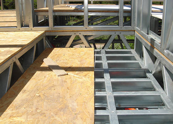 Affordable AS4600 Light Gauge Steel Framed Modular Homes Prefabricated House For Modern Villa