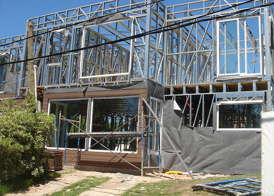 Prefabricated Homes With Ligth Steel Frame AS/NZS, High Insulation Steel Structure Prefab Modern Villa