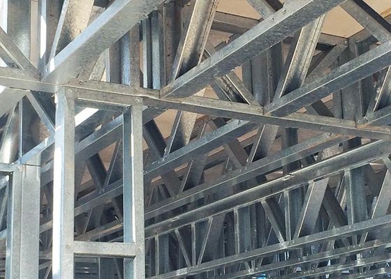 Light Steel Earthquake Resistant Prefabricated Houses Two-Stories Single Family Home