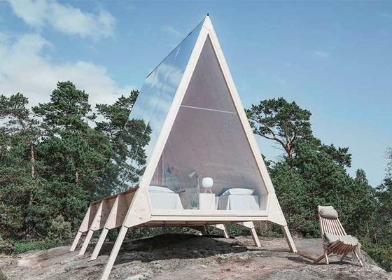 AS/NZS Prefab A Frame Hosue Studio για την εργασία Holiday Cabin Hotel μονάδα για τις διακοπές