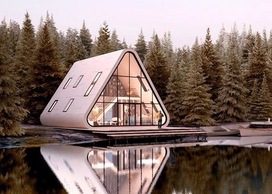 Ελαφρύ Χάλυβα Φρέμα Prefab Σπίτι, Μονάδα ξενοδοχείου, Μικρό Σπίτι, Θόλο Σπίτι, Ένα Φρέμα Σπίτι