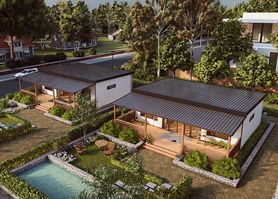 Factory Price Light Steel Frame ADU | Modern Prefab Mobile Granny Flat