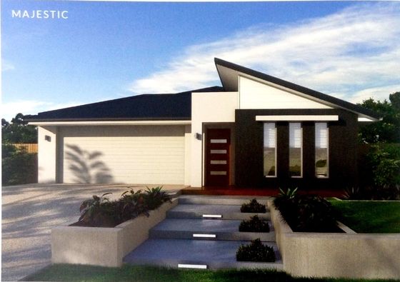 Double Garage Bungalow Modular Homes Snow Resistance , Light Steel Framing,Prefabricated Wall Panels