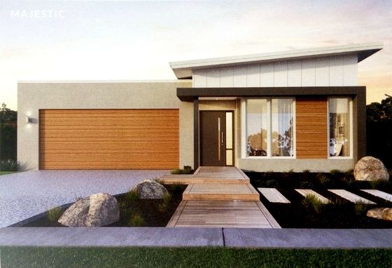 Προσαρμογή Λούξυ Ελαφρύ Χάλυβα Κατασκευή Μπάνγκαλο Σπίτι Οικογενειακό Σπίτι