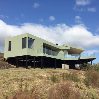 Δημιουργικό Σχεδιασμό Δύο Δωμάτια. Προσυσκευασμένο Ελαφρύ Χάλυβα Φρέμα Μοναδικό Οικογενειακό Σπίτι