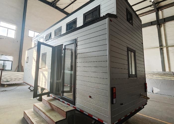 AS/NZS Standard Light Steel Prefab Tiny House On Wheels Kit Home για περιπετειώδεις ταξιδιώτες