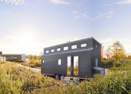 AS/NZS/US Standard Light Steel Prefab Μικροσκοπικό σπίτι σε τροχούς Modular Home Kit
