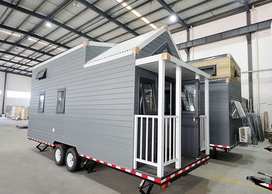 EU/AU/USA Standard Light Steel Framing Prefab Home Motorhome on Wheels with 3 Υπνοδωμάτια
