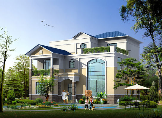 Σύστημα Προκατασκευασμένων Μεταλλικών Κατασκευών Εργοστασιακής Κατασκευής Βίλα | Νέο Σχέδιο Προσαρμοσμένο Σπίτι