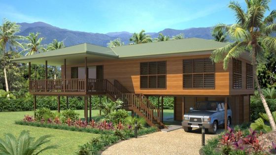 Ελαφρύ χάλυβα ξύλινο σπίτι Bungalow / Luxury Beach Bungalows για την Ταϊλάνδη νησιά Κουκ