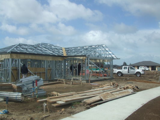 Ανθεκτικό προκατασκευασμένο σπίτι, επαγγελματικό σχέδιο των ελαφριών σπιτιών πλαισίων χάλυβα