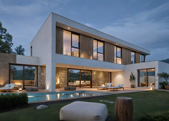 AS / ΗΠΑ Χάλυβα Φραμικό Σπίτι Κιτ και Σχέδια Prefab Σπίτι Χάλυβα Μοντυλικά Σπίτια