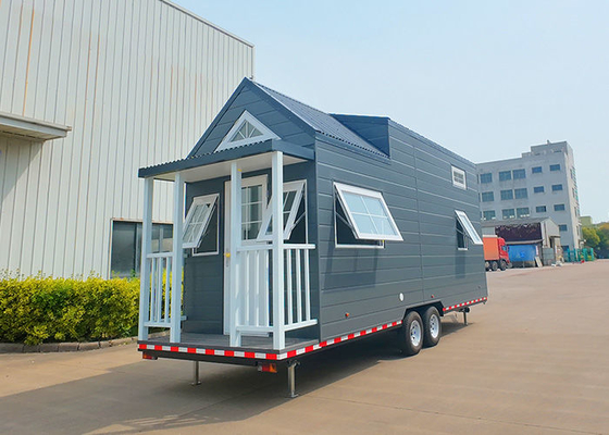 Prefabricated Steel Frame Mini House With Laminate Flooring 110/220V/240v Electrical