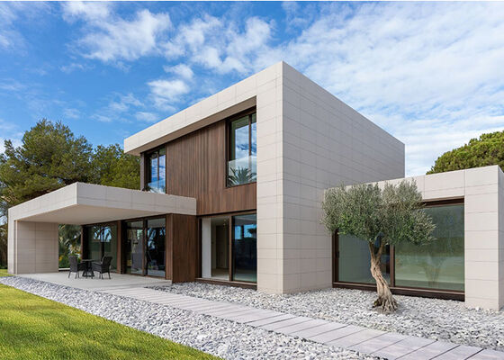 Λούξο 4 υπνοδωματίων Prefab House Villa με πισίνα ICC-ES πιστοποιημένο Light Gauge Steel House