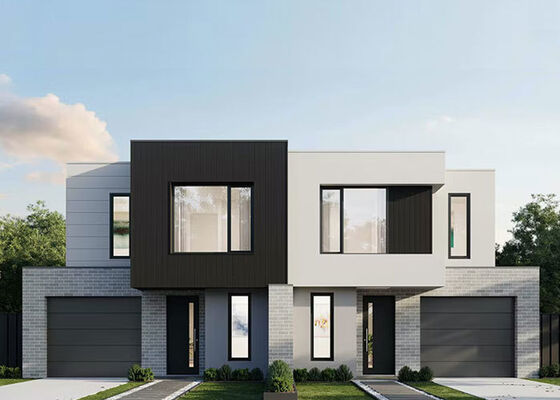 China Prefab Steel Framepanelized Home Kits 40Ft Sandwich Panel Waterproof Luxury Villas