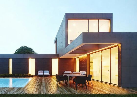 Πιστοποίηση ICC-ES Πολυώροφη ατσάλινη δομή βίλα Προσυσκευασμένο σπίτι ελαφρού χάλυβα