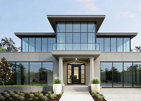 Σύγχρονα Προκατασκευασμένα Οικιστικά Κιτ Πάνελ, Αρθρωτά Σπίτια, Πρότυπο AS/US, Οικία Βίλας με Ελαφρύ Χαλύβδινο Σκελετό