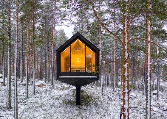 Προκατασκευασμένη Πολυτελής Καμπίνα με Ελαφρύ Χαλύβδινο Σκελετό, Αρθρωτό Σπίτι για Airbnb