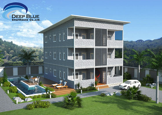 Ελαφρύ Χάλυβα Φρέμα Διαρθρώσεις Προετοιμασμένα Διαμερίσματα Κοιτώνες SOHO