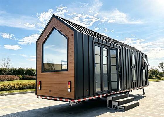 Ελαφρύ Χάλυβα Φρέμα Prefab Μικρό κινητό σπίτι προς πώληση