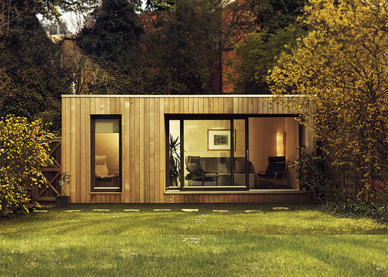 AS / NZS Lgs Φραματισμός Prefab Κήπος Στούντιο ξύλινο σπίτι Kit με WPC τοίχο επένδυση