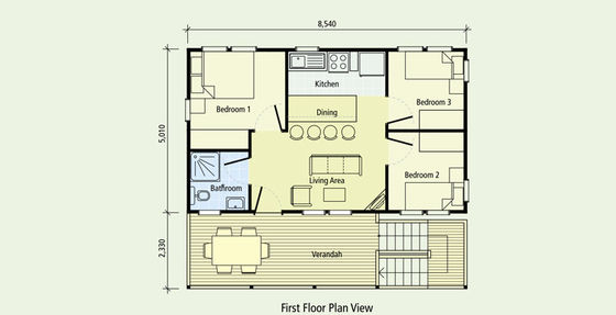 Προκατασκευασμένα Μονοκατοικίες Παραλίας από Ελαφρύ Χάλυβα με Ξύλινη Όψη, ξύλινο σπίτι
