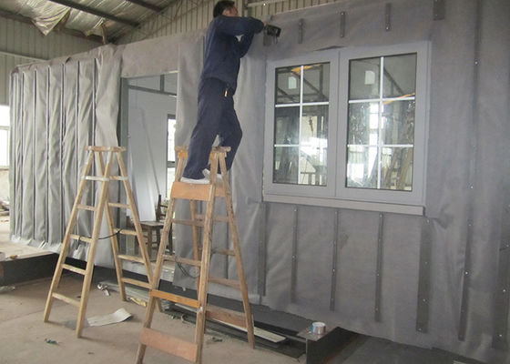 High Insulation Eco Log Cabin Modular Homes , Green Prefab Modular Log Homes ADU