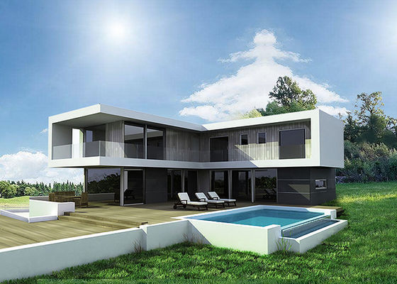 AS/NZS Light Gauge Steel Luxury Prefabricated Modular Houses For Sale In Uruguay