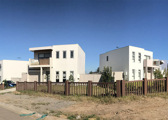 Προσαρμοσμένο σχεδιασμό και εύκολη συναρμολόγηση Ελαφρύ χάλυβα πλαίσιο Προσχηματισμένα σπίτια, βίλες και οικίες της πόλης