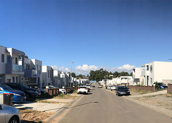 AS/US Ελαφρύ Prefab Σιδηροδρομικό Σπίτι Καλό Αδιάσειο Prefab Χάλυβα κτίρια