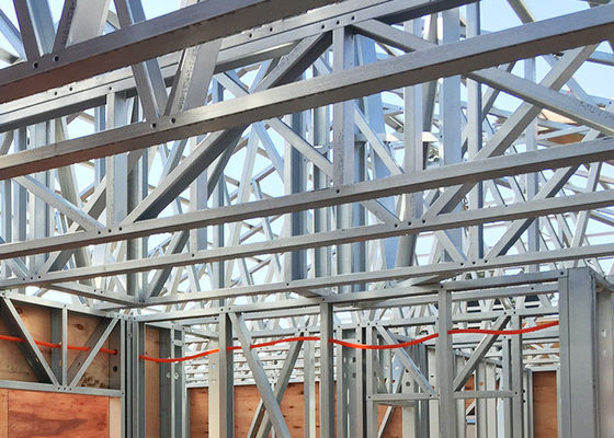 Prefab Light Gauge Steel Frame  Luxury Prefabricated House Garden Studio House  ISO Standard