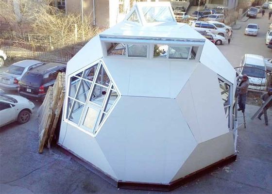 AS/NZS Standard Bungalow Prefab Μικρά σπίτια Μοντέρνο Prefab Dome Chalet Ποδοσφαιρικό σπίτι