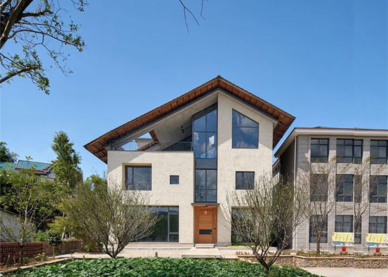 Ενεργειακή εξοικονόμηση Προσυσκευασμένα 2 ορόφους βίλα Ελαφρύ χάλυβα Προσυσκευασμένα κτίρια Σύγχρονη διαβίωση