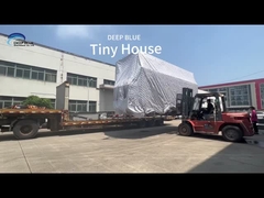 Αρθρωτά προκατασκευασμένα σπίτια από ελαφριές κατασκευές από χάλυβα σε ρόδες προς πώληση