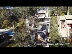 2 υπνοδωμάτια Prefab σπίτι με προσαρμοσμένο μέγεθος και EPS / Rock Wool / PU σάντουιτς οροφή