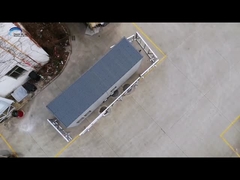 Προετοιμασμένο μικροσκοπικό σπίτι με αλουμίνιο.Πυροσβεστική πόρτα προαιρετική