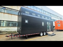 Ελαφρύ χάλυβα Prefab Μικροσκοπικό σπίτι με τροχούς με Αυστραλιανό πρότυπο μοντελοποιημένο σπίτι