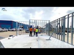 2 υπνοδωμάτια Prefab σπίτι με κεντρικό σύστημα κλιματισμού και 2PAC καμπίνες πέτρα countertop