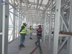 Ελαφρύ χάλυβα Φρέμα Προσυσκευασμένα κατασκευασμένα σπίτια Κήπος Στούντιο Σύγχρονο σχεδιασμό Μικρά σπίτια