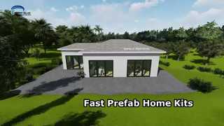 Παρουσιάστε την Aus Single Family Home With Garage Light Steel Prefab Modular Home Kits Villa