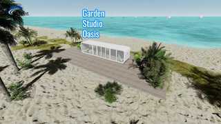 Προκατασκευασμένο Garden Stuido Chico Apple Cabin Hawa με πλαίσιο από ελαφρύ ατσάλι